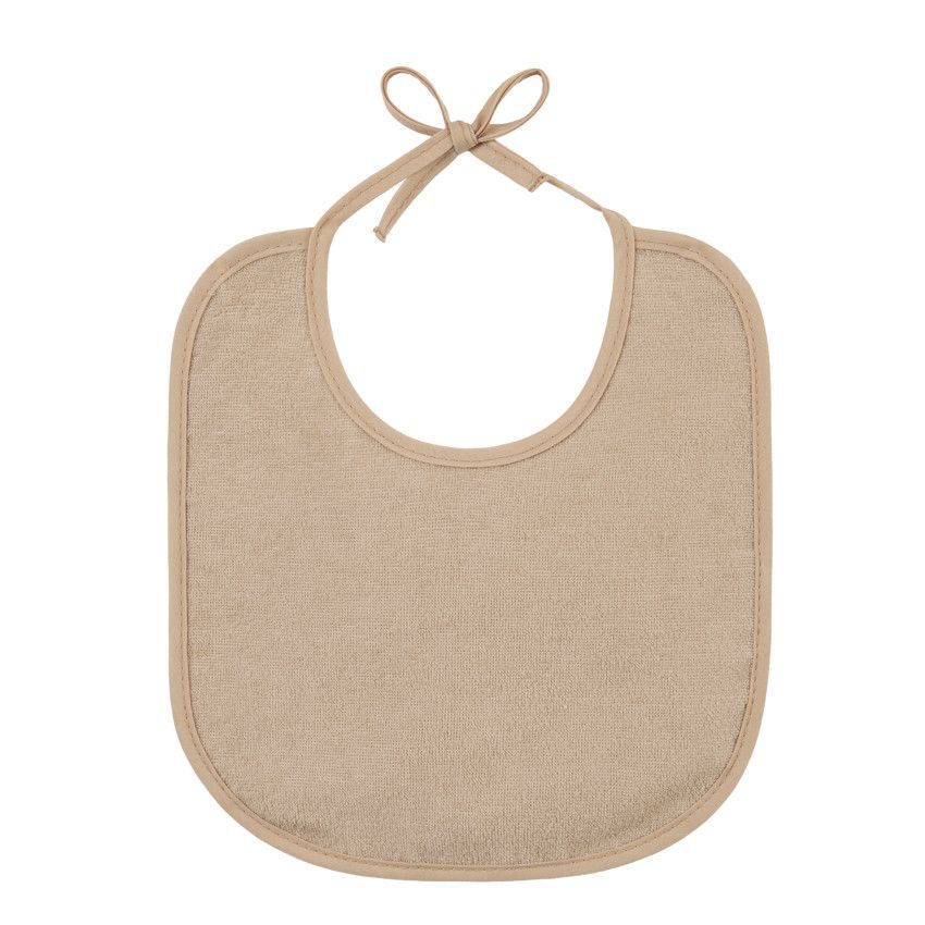 Lot de 7 bavoirs en éponge - Beige (Prémaman) - Image 1