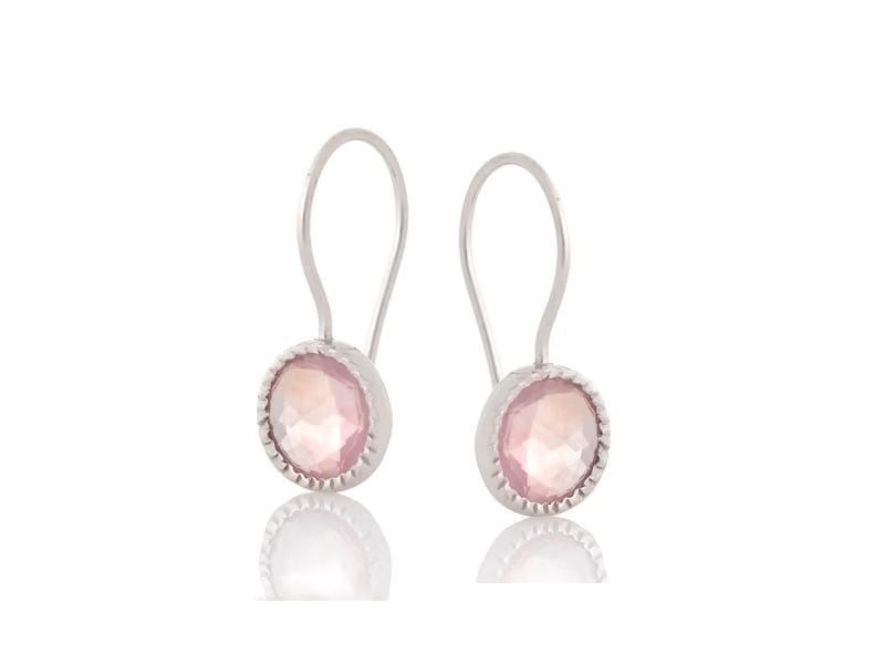 Boucles d'oreilles quartz argent (LaMaisonDelAmbre) - Couverture