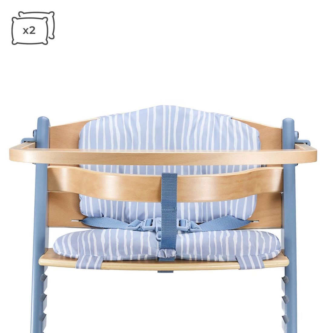 Chaise haute évolutive Enock avec coussin Nordic Breeze (Kinderkraft) - Image 6