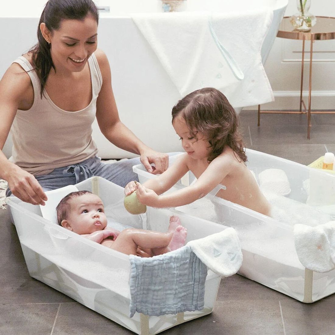 Baignoire Flexi Bath™ bouchon thermique (Stokke) - Image 5
