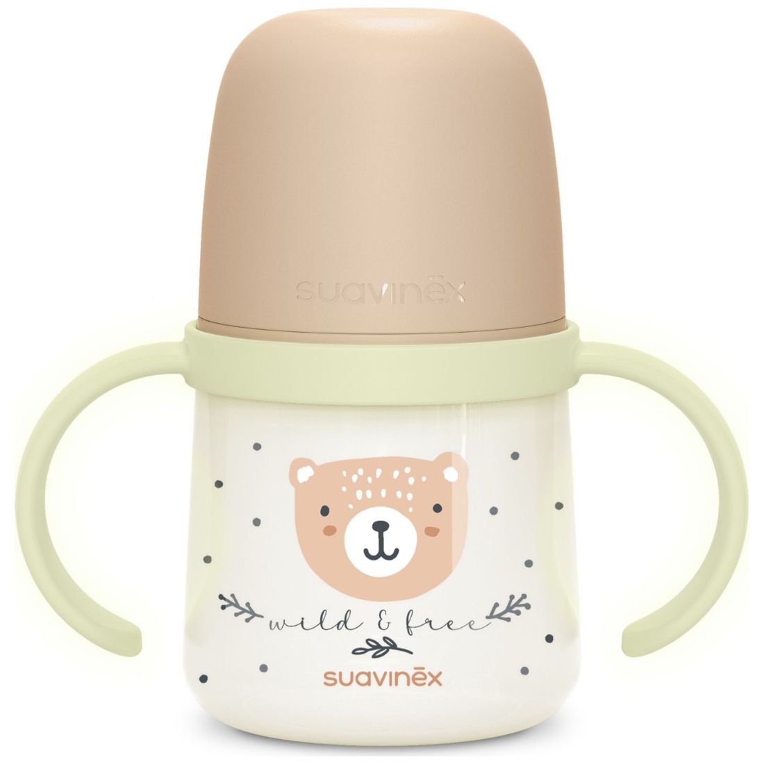Biberon d'apprentissageWild&Free Night and Day Marron (150Ml) (Suavinex) - Image 6