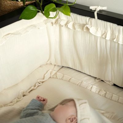 Tour de lit Calm Warm Linen (pour lits 60 x 120 ou 70 x 140 cm) (Baby's Only) - Image 2