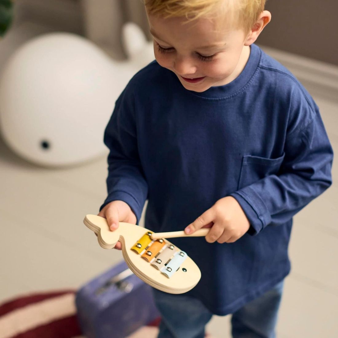 Valisette de jeu Mes premiers instruments de musique en bois (Filibabba) - Image 4