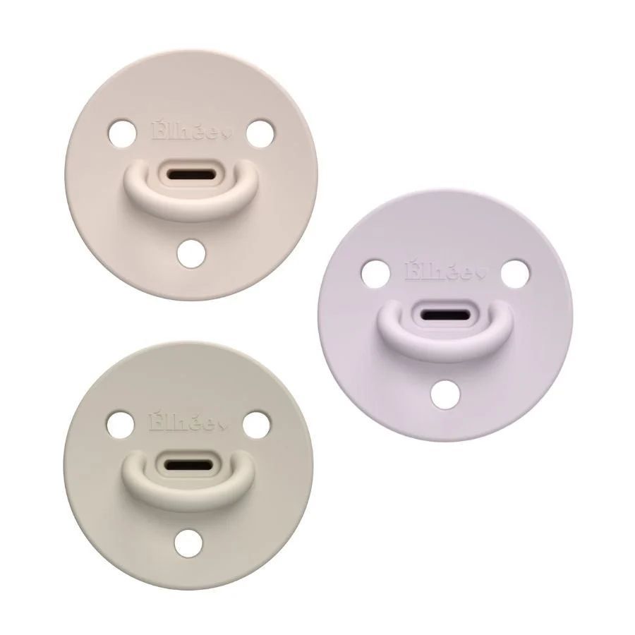 Pack de 3 Sucettes "ChooChoo" +6 mois | Extra-Fines - Pinky (Elhée) - Image 1