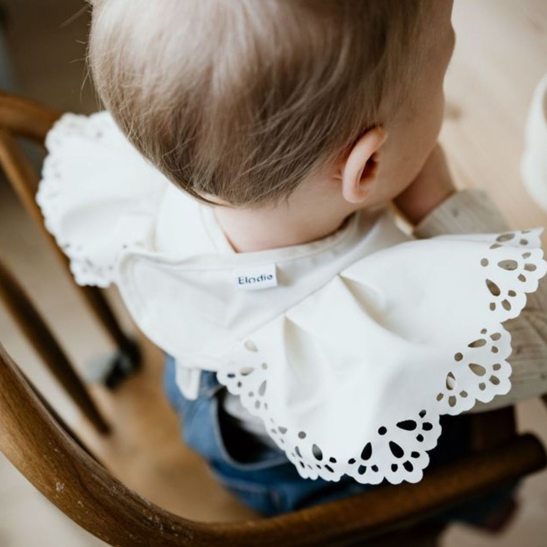 Bavoir Vanilla White (Elodie Details) - Image 6
