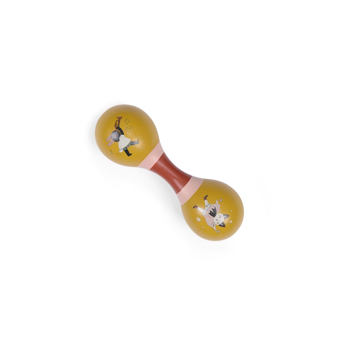 Maracas double ocre (Moulin Roty) - Couverture