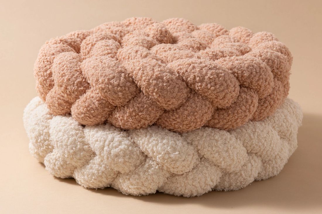 - Tour de lit tressé 3 Épis - Bouclé Écru - Beige (Mon Lit Cabane) - Image 10