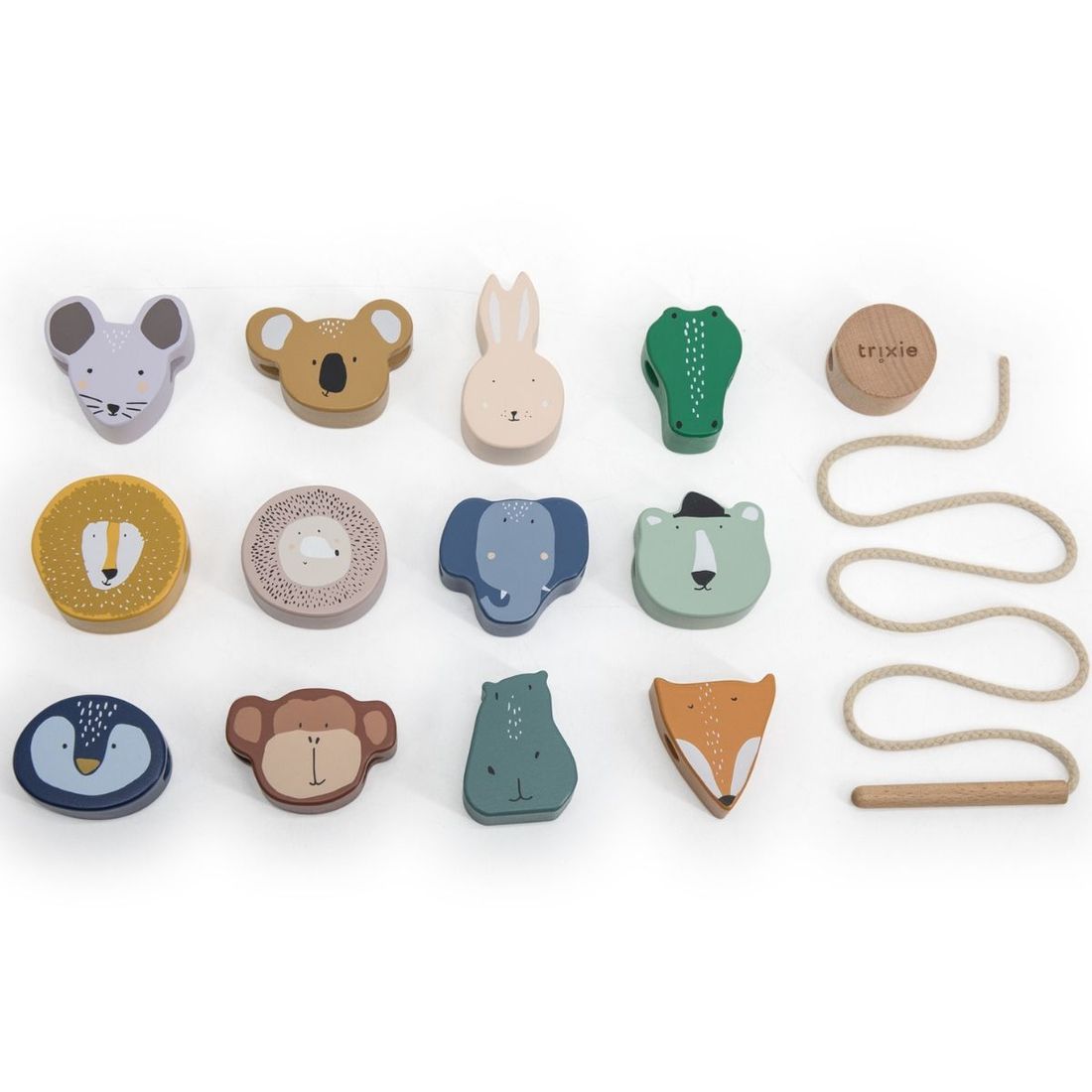 Perles en bois à enfiler All Animals (Trixie) - Image 4