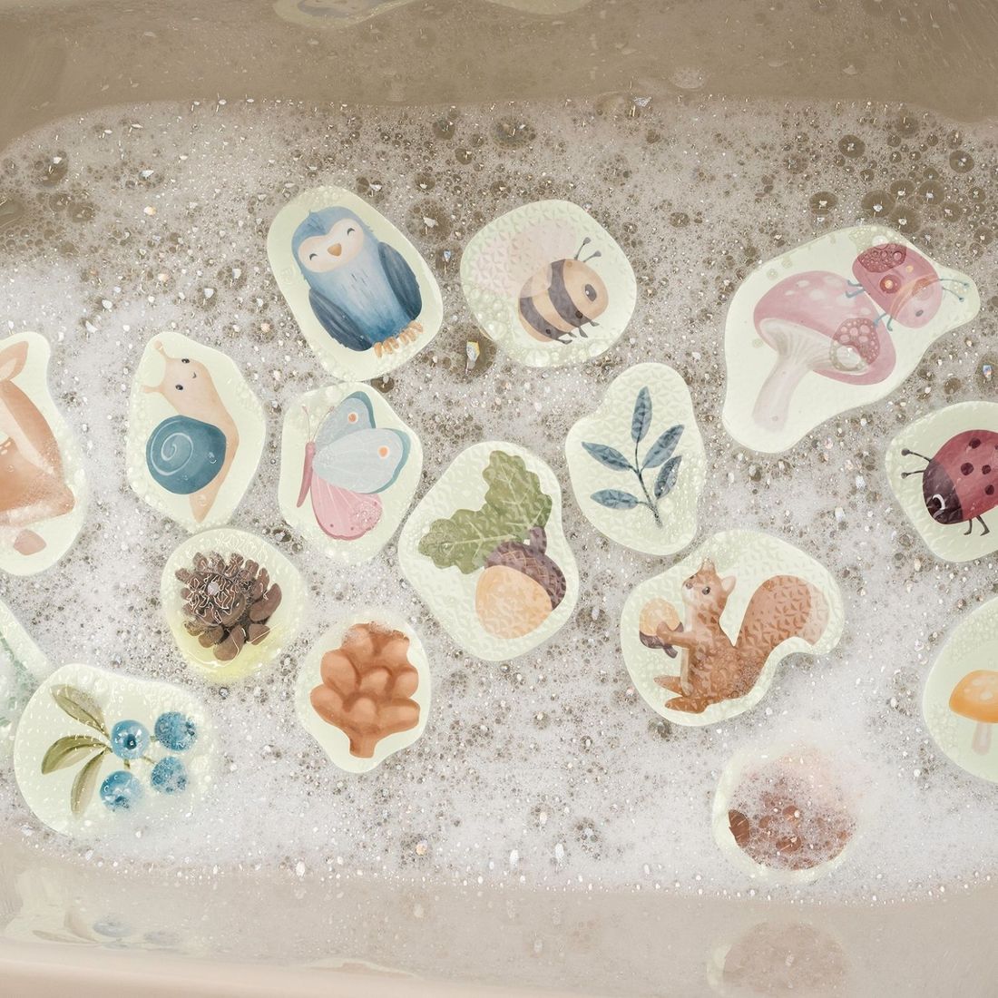 Stickers de bain en mousse Forest Friends (Little Dutch) - Image 6