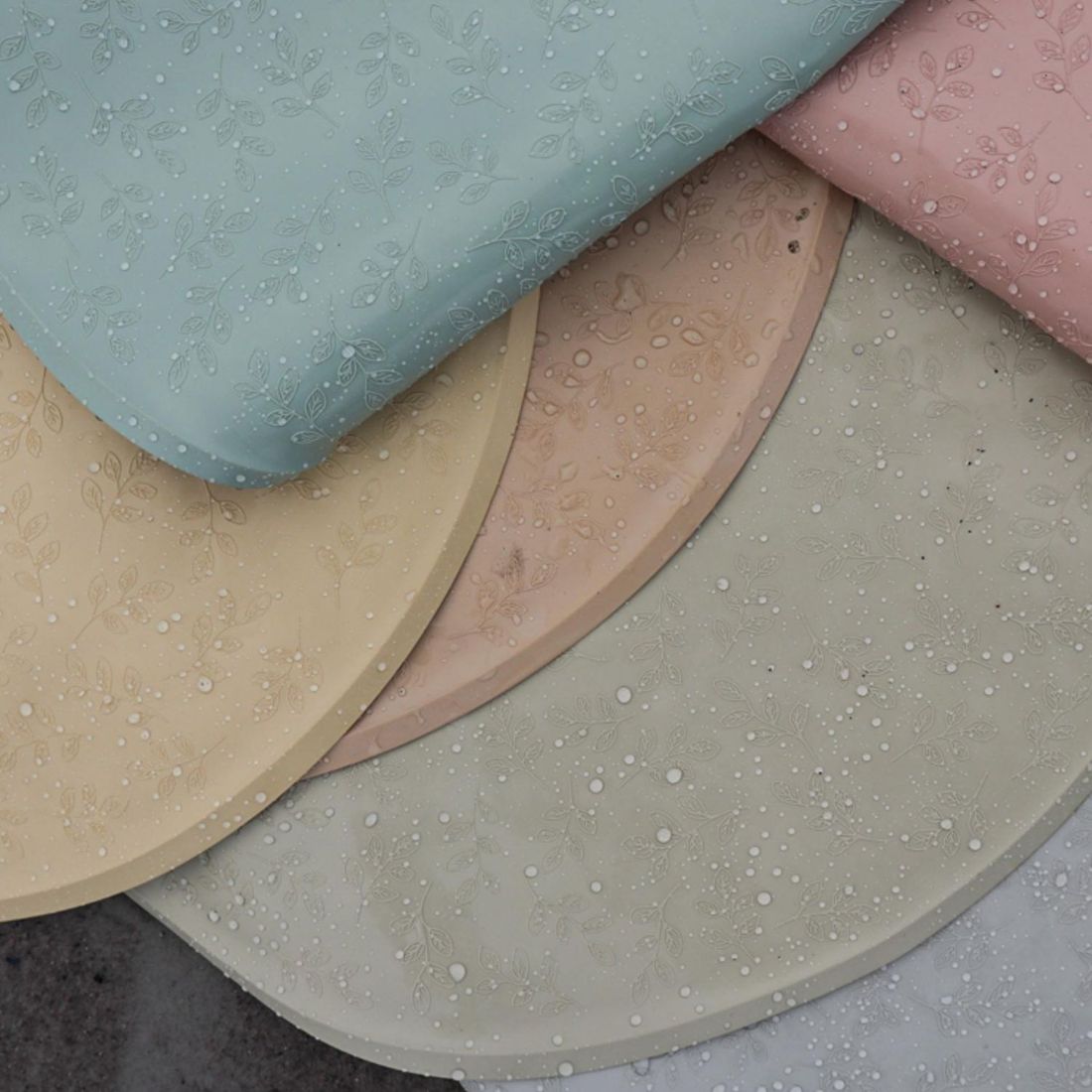 Tapis de bain vert clair (Natruba) - Image 3