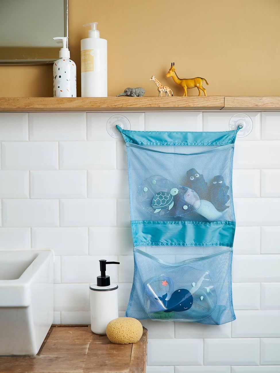 Filet de bain bleu (Vertbaudet) - Couverture