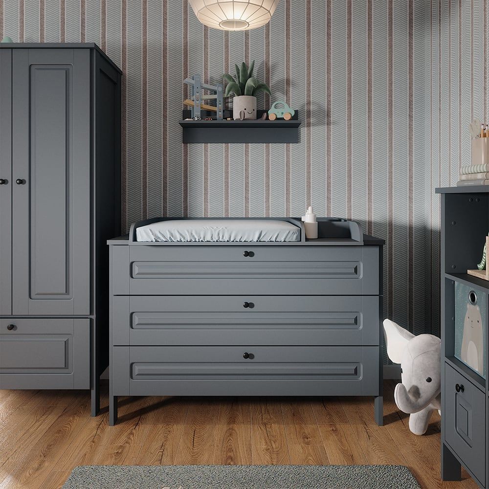 Commode à langer , gris 133 x 98.4cm (VitaliSpa®) - Image 1