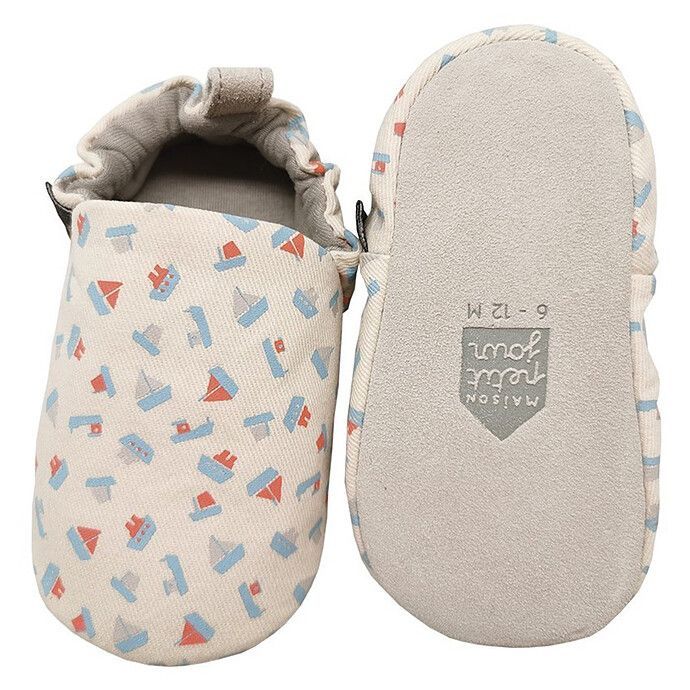 Chaussons en Coton Les Bateaux - 16/17 (Maison Petit Jour) - Image 3
