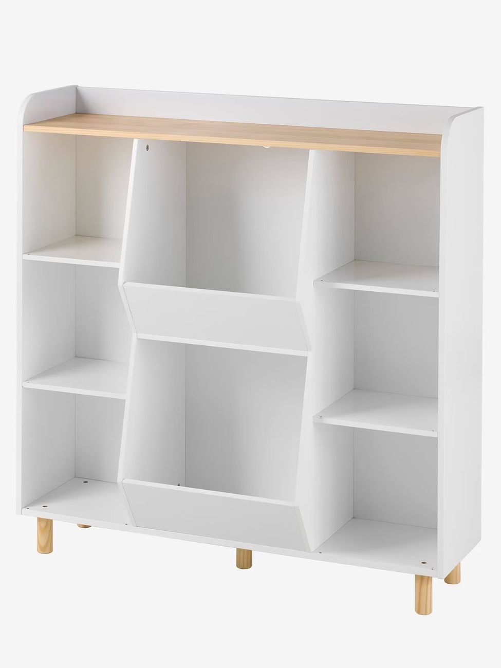 Bibliothèque XL mix livre et jouet blanc (Vertbaudet) - Image 2