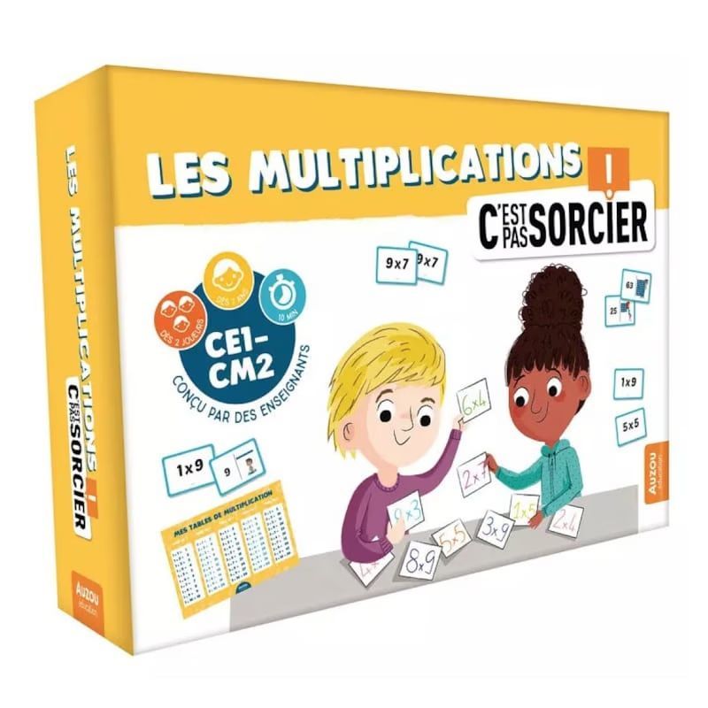 C'est pas sorcier - les multiplications (Éditions Auzou) - Couverture