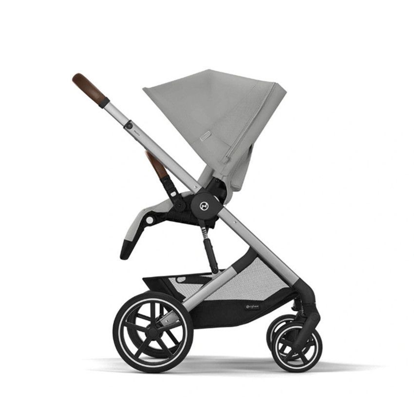 Pack Balios poussette S Lux + nacelle Cot S + siège-auto i-Size cloud G avec connecteurs Stone Grey - Gris (Cybex) - Image 2