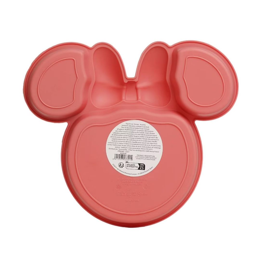 Assiette Silhouette Tete De Minnie Collector Rose (Thermobaby) - Image 2
