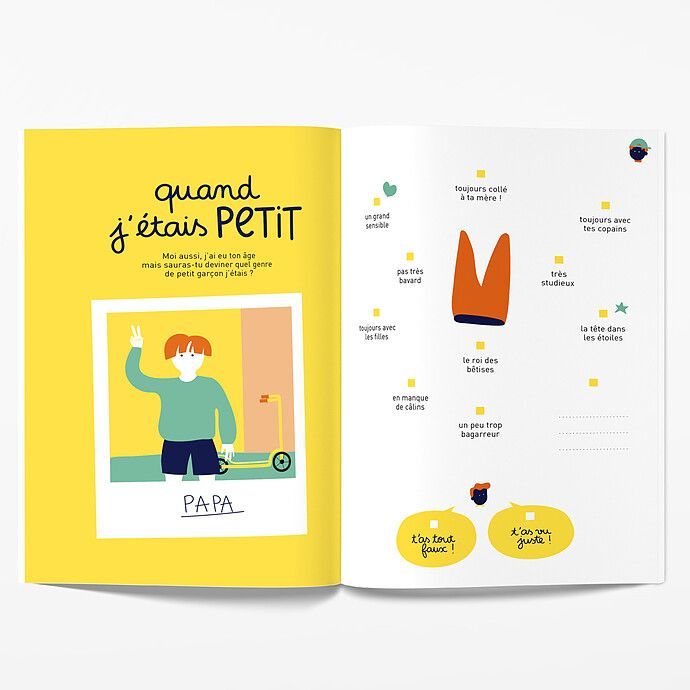 Livre à Compléter Tel Père, Tel Fils (Minus Editions) - Image 1