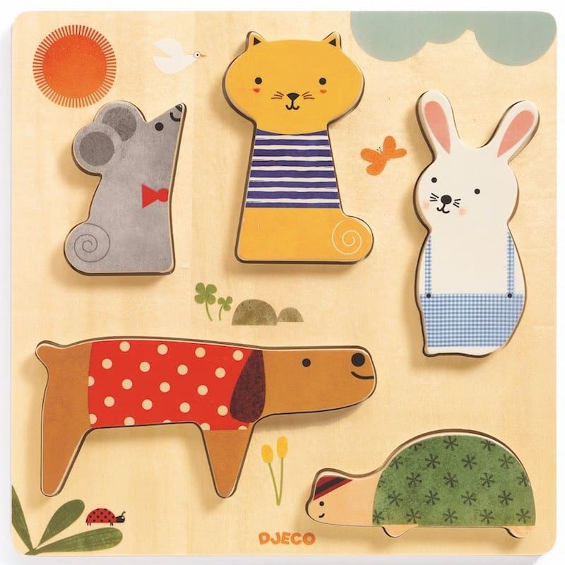 Puzzle relief +12m woodypets djeco (Djeco) - Image 1