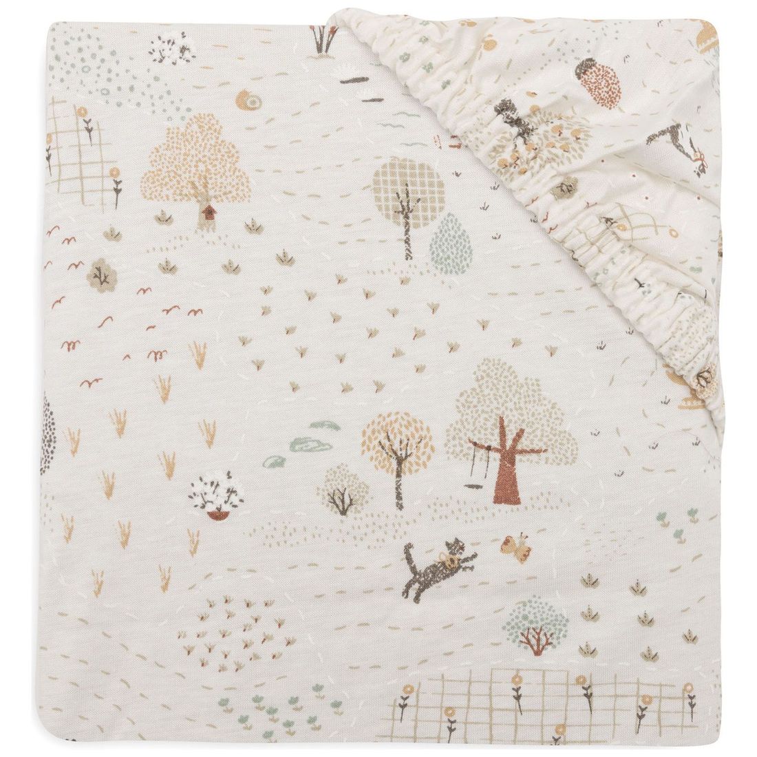 Drap housse en jersey Tiny Park (60 x 120 cm) (Jollein) - Image 1