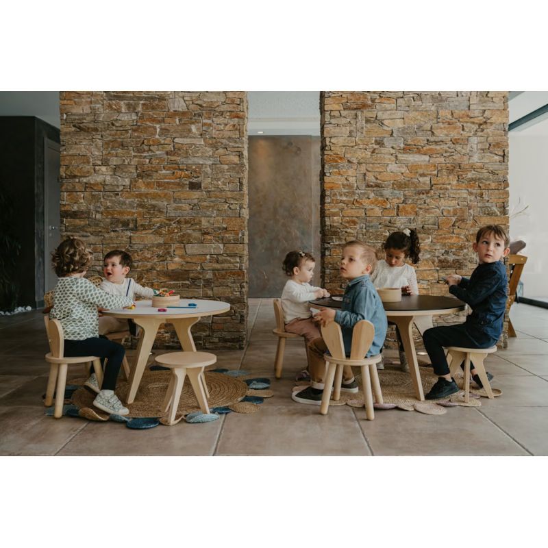 Lot de 2 tabourets en bois (Drawin'Kids) - Image 3