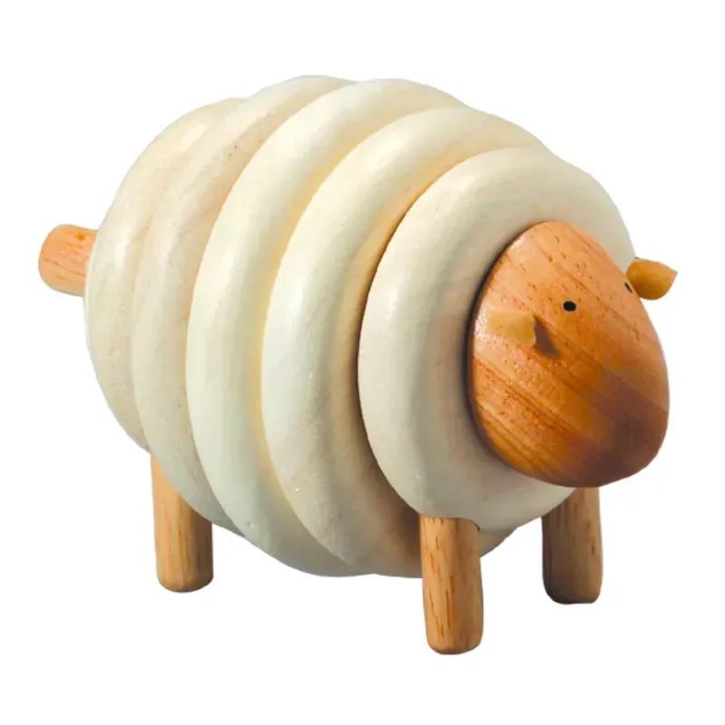 Mouton à lacer (Plan Toys) - Image 1