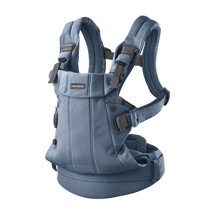 Porte-bébé Harmony Tissé Chiné - Bleu (BabyBjörn) - Image 5