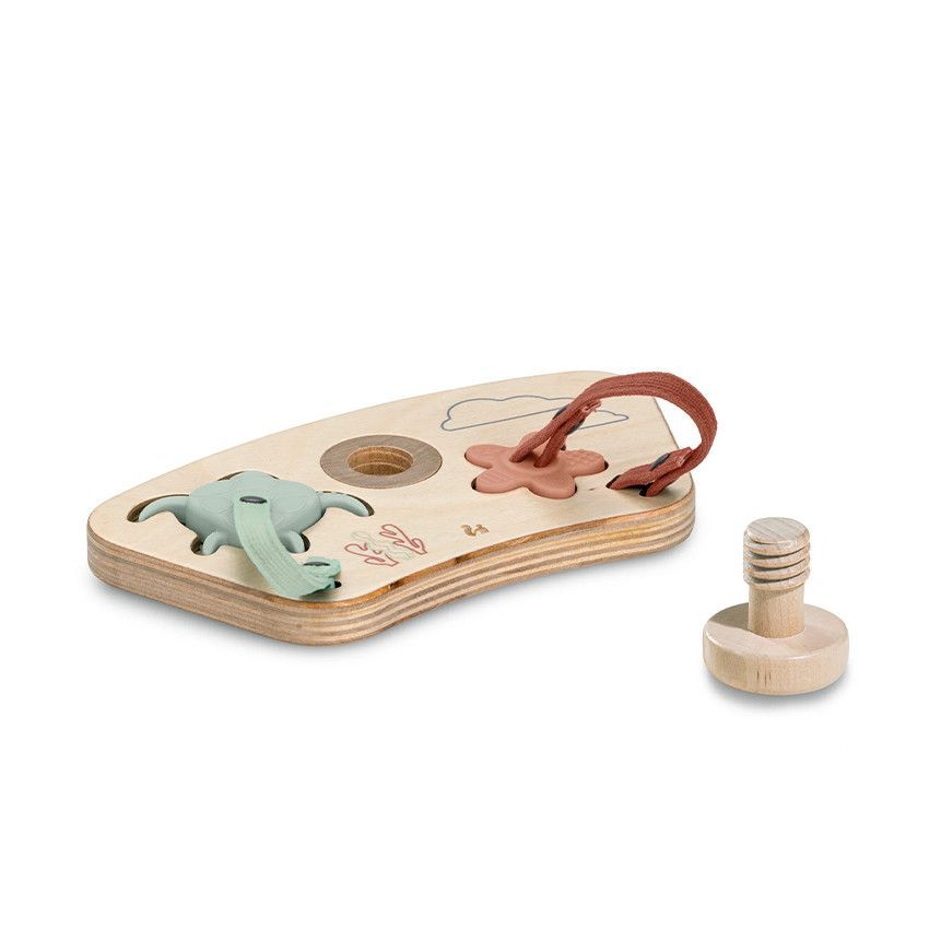 Puzzle Play Puzzling S en bois pour plateau de jeu Play Tray - Beige (HAUCK) - Couverture