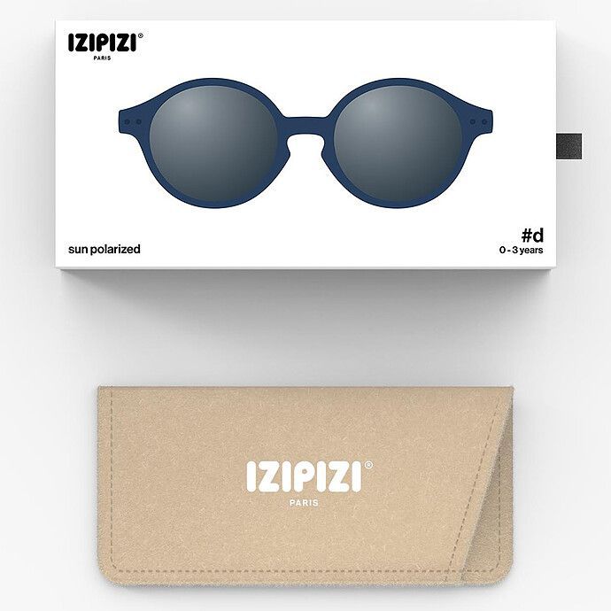 Lunettes de Soleil Baby #D 0/3 Ans - Denim Blue (IZIPIZI) - Image 7