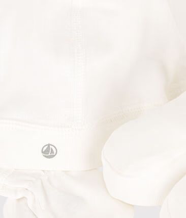 Lot de bonnet, chaussons et moufles bébé mixte en coton uni (Petit Bateau) - Image 1