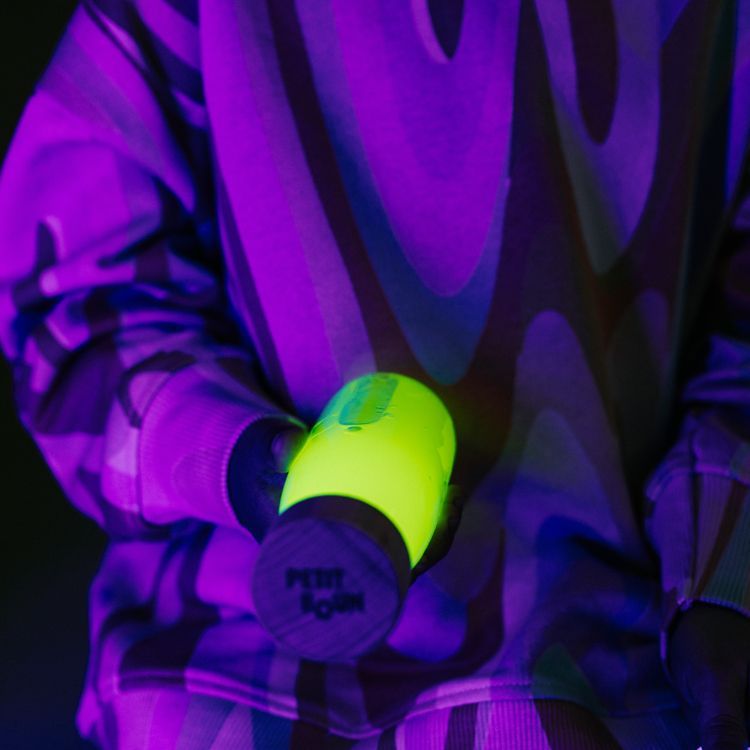 Bouteille sensorielle Float Jaune fluorescente (Petit Boum) - Image 4