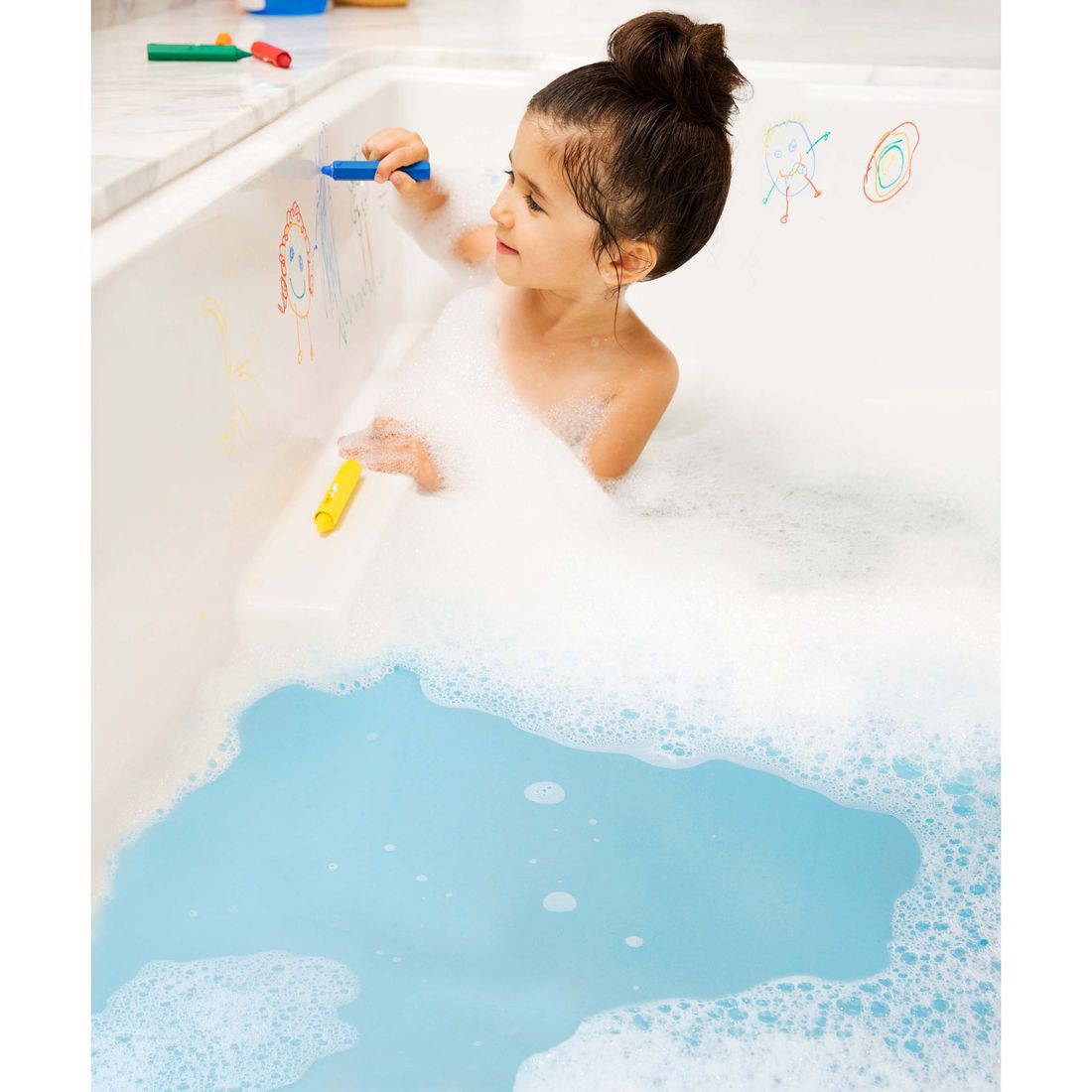 5 crayons pour le bain (MUNCHKIN) - Image 1