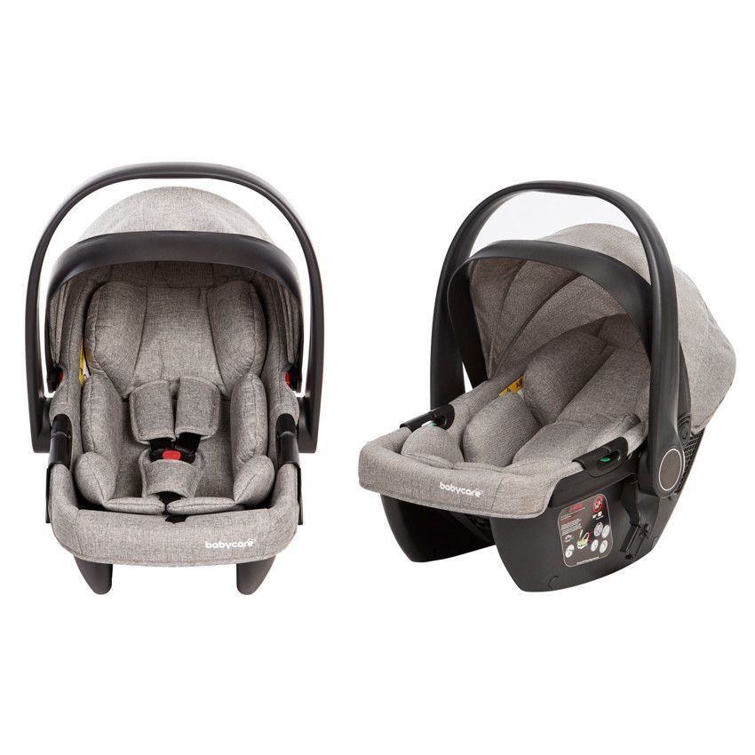 Poussette trio Triade avec siège-auto et nacelle gris - Gris (Babycare) - Image 8