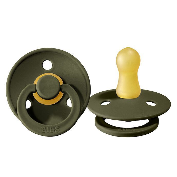 Lot de 2 Sucettes Rondes Colour Sage & Hunter Green - 0/6 Mois (Bibs) - Image 5