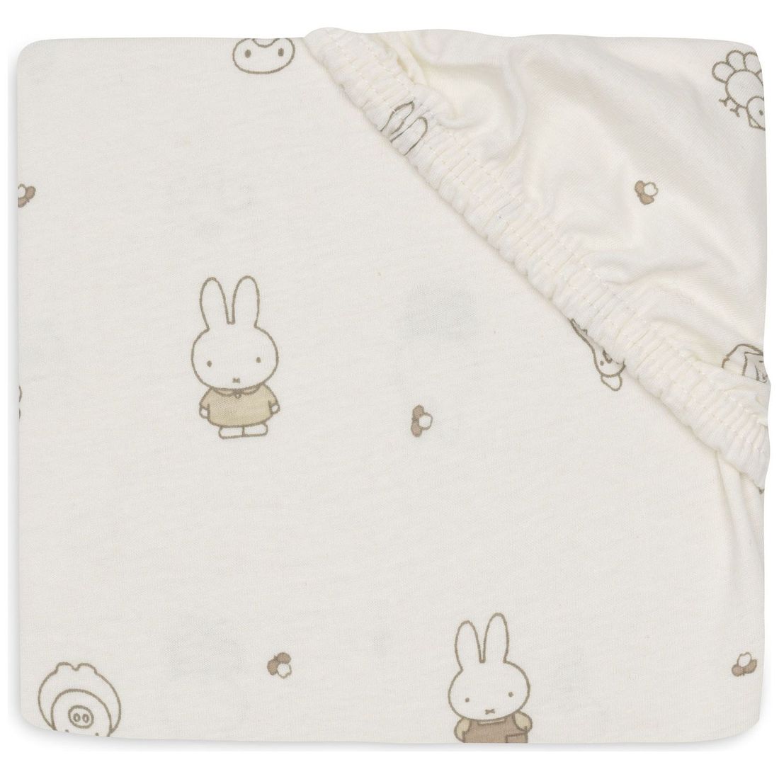 Drap housse en jersey Miffy Family Farm (40 x 80 cm) (Jollein) - Couverture