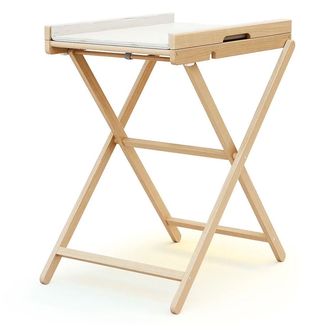 Table à Langer Pliante Essentiel - Hêtre Verni (Webaby) - Couverture