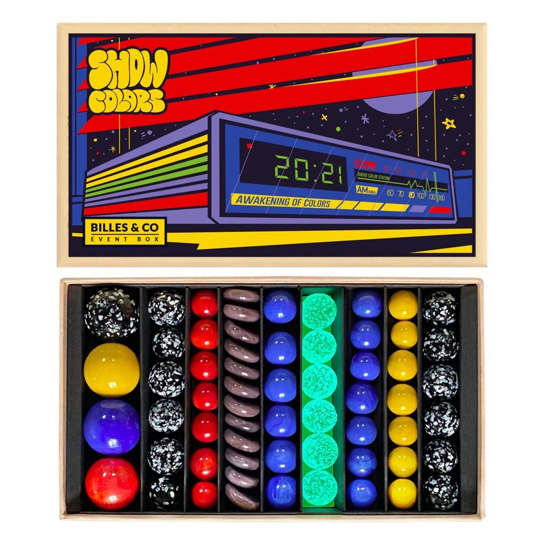 Billes & Co - Coffret de 62 billes Radio Réveil (Billes & Co) - Couverture