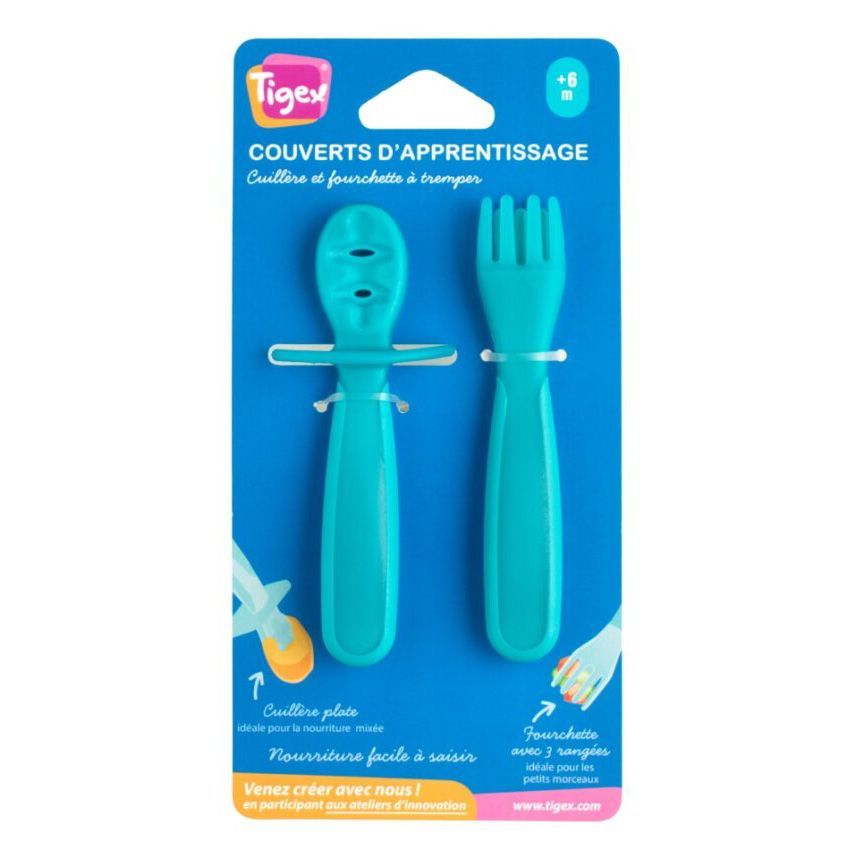 2 couverts d'apprentissage (Tigex) - Image 1