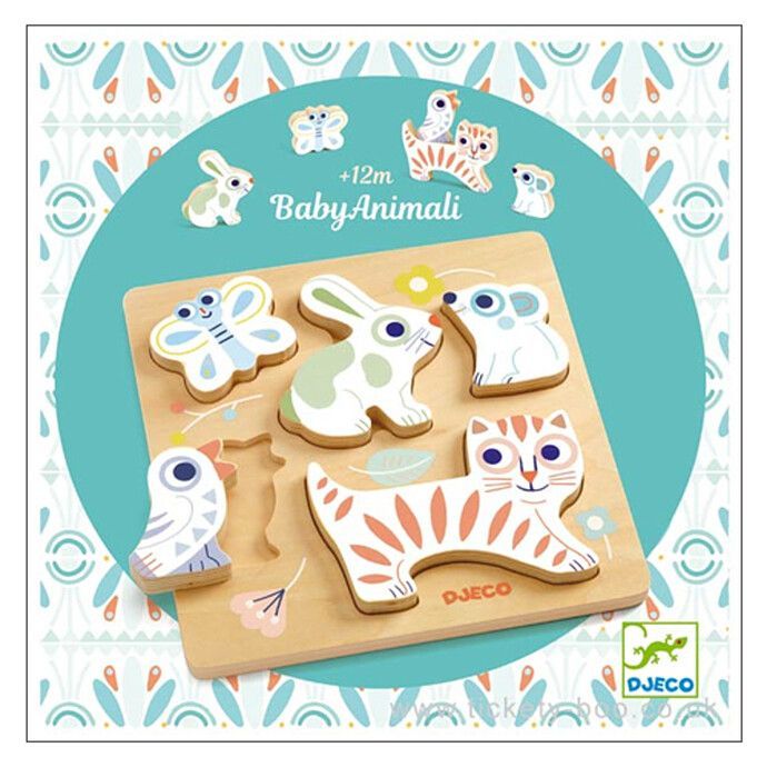 Puzzle Encastrable Babyanimali (Djeco) - Image 3