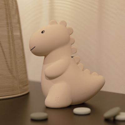 Tirelire Jéroom le dinosaure sable (15 cm) (Atelier Pierre Junior) - Image 2