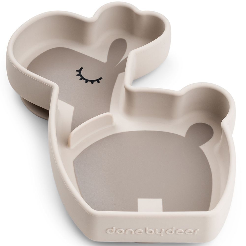 Assiette en silicone avec ventouse Lalee Sable (Done by deer) - Image 7