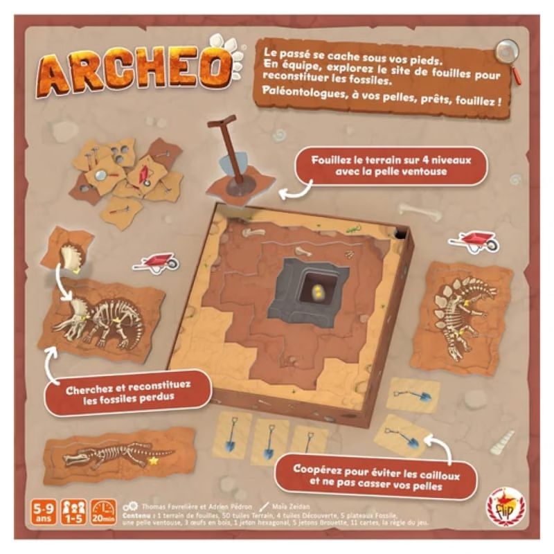 Archeo - jeu de societe - gigamic (Gigamic) - Couverture