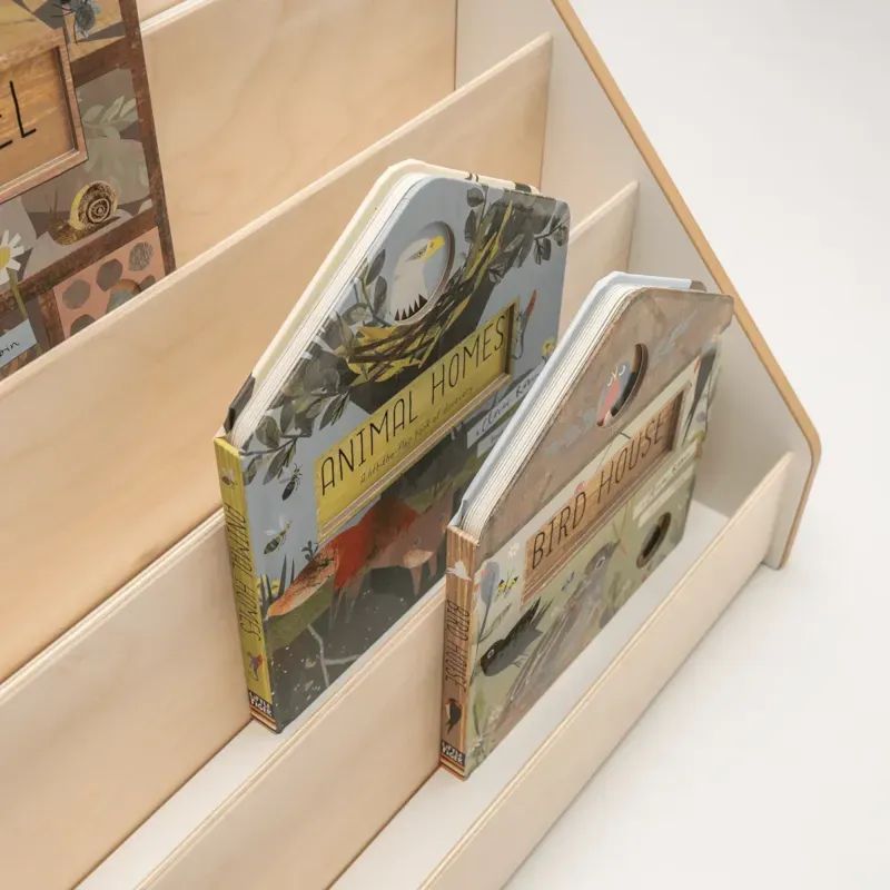 Bibliothèque maxi 5 tiroirs pour enfant en bois et contreplaqué (Mamoi) - Image 1