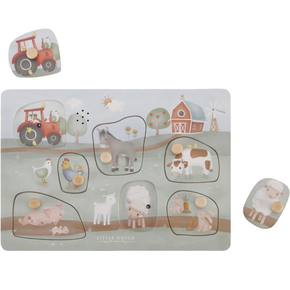 Puzzle sonore en bois Little Farm (Little Dutch) - Image 7