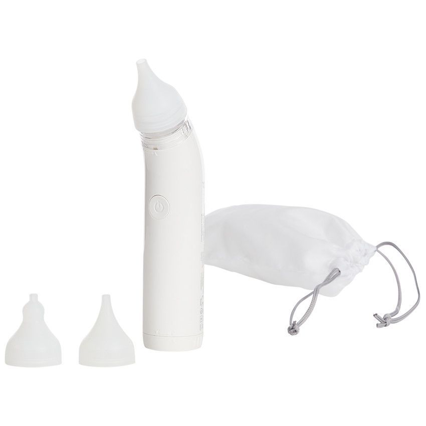 Mouche bébé électrique avec 3 embouts Cleanoo - Blanc (Prémaman) - Image 4