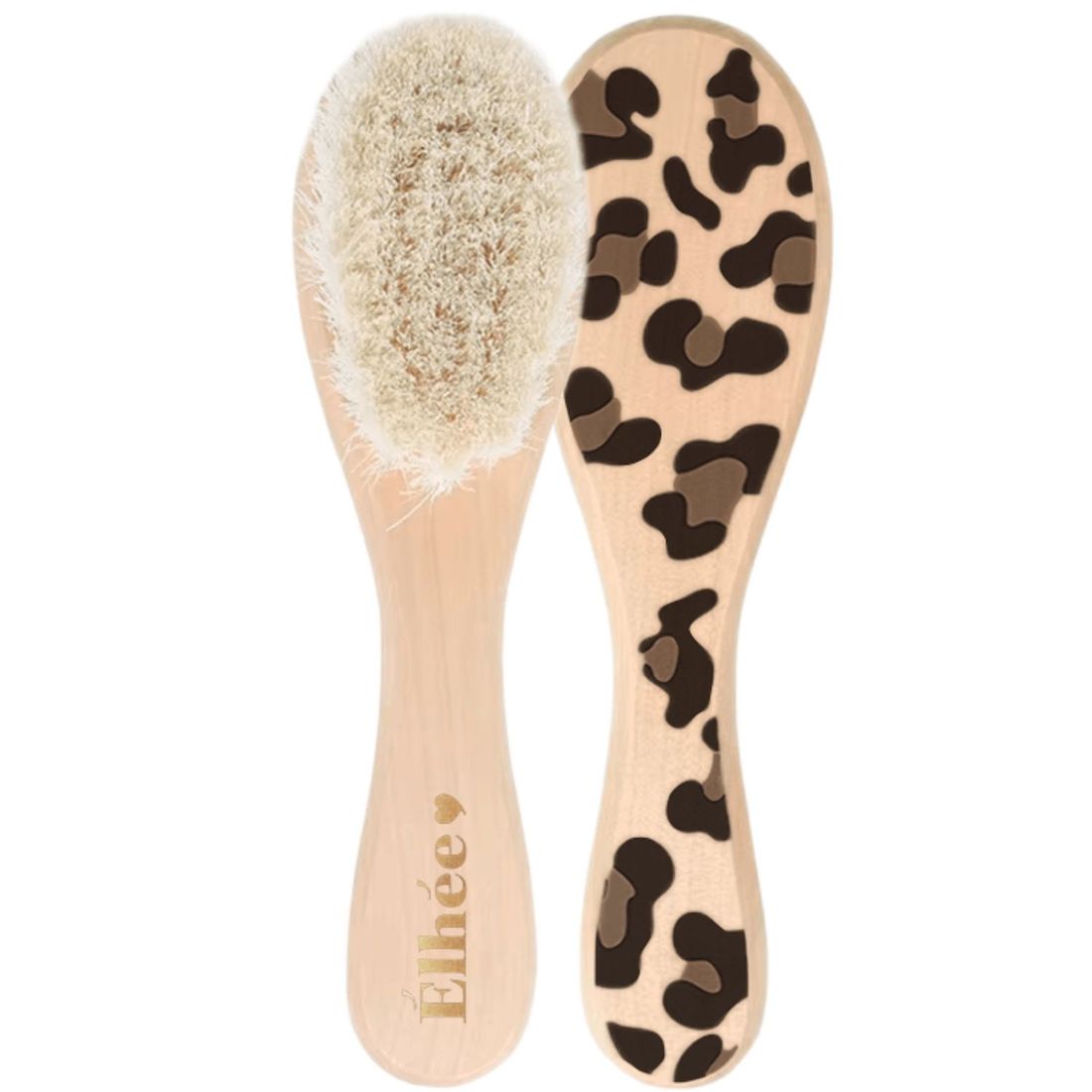 Brosse bébé en bois naturel Graouu (Elhée) - Image 1