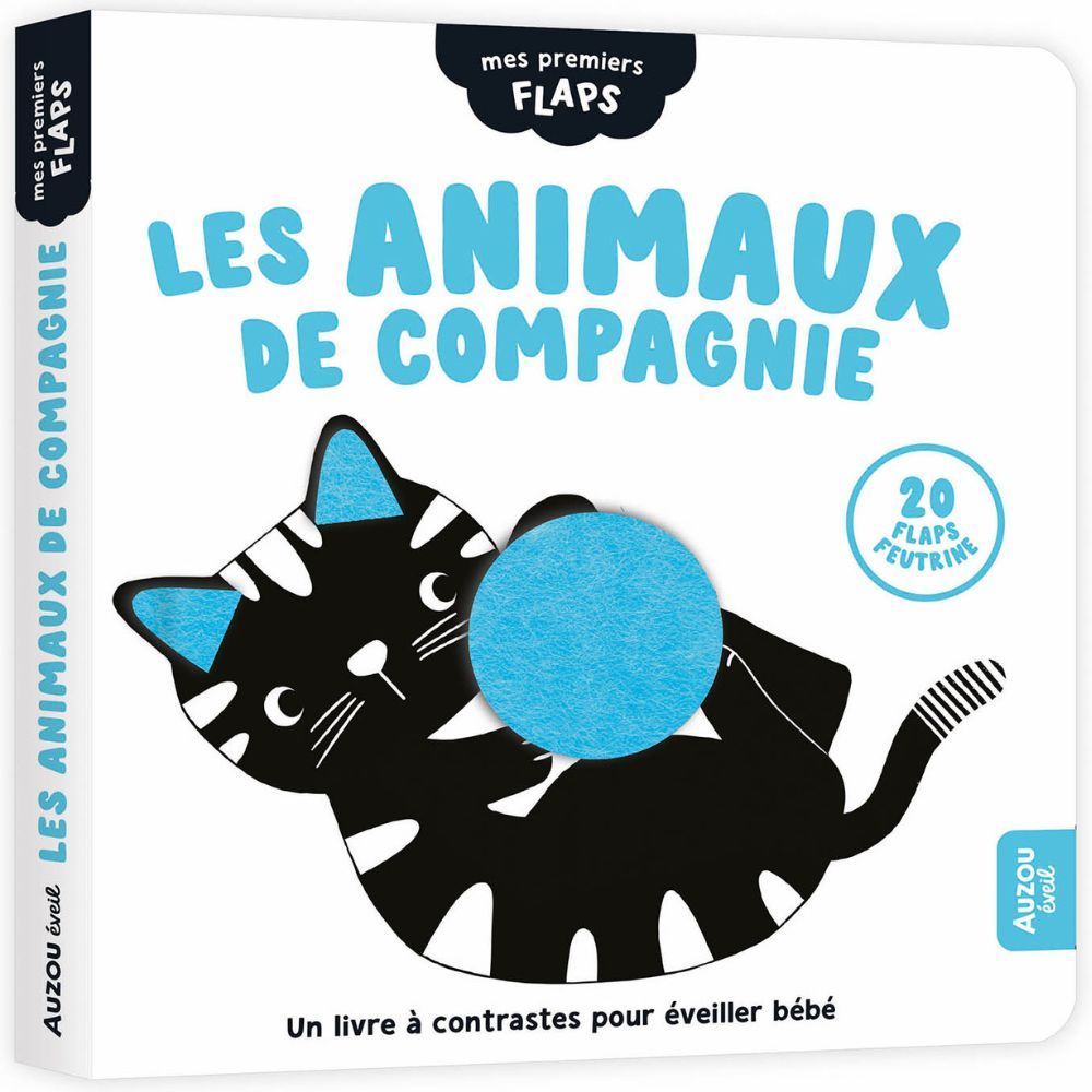 Mes premiers Flaps Les animaux de compagnie (Auzou Editions) - Couverture