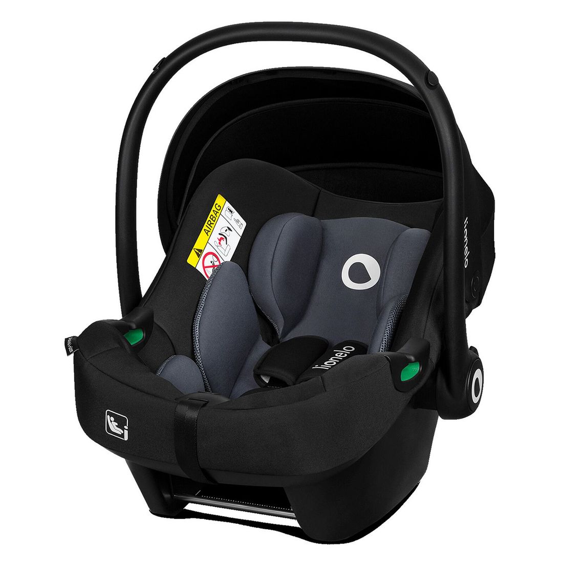 Siège Auto Astrid i-Size Groupe 0+ - Black Grey (Lionelo) - Image 1