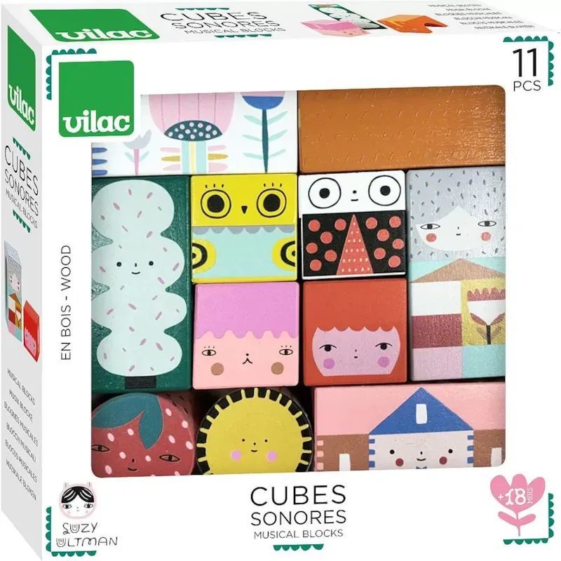 Cubes sonores suzy ultman (Vilac) - Image 1