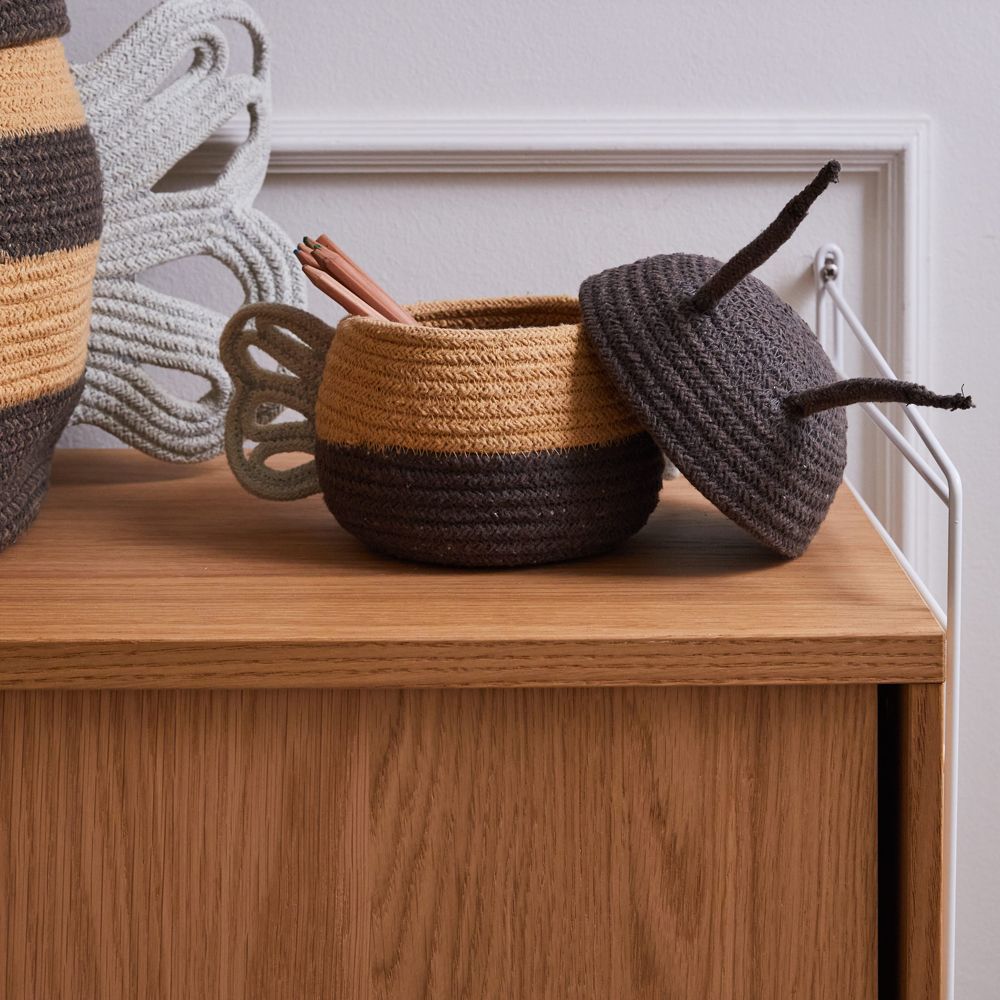 Panier de rangement Bébé Abeille (Ø 15 x 15 cm) (Lorena Canals) - Image 6